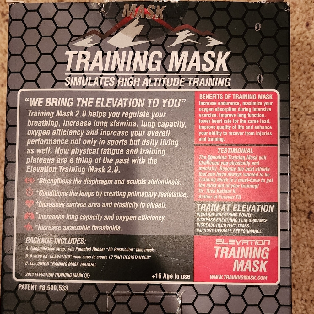 Elevation Training Mask - Picture 6 of 6